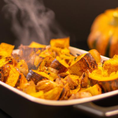 Abóbora Assada Com Tomilho Na Airfryer