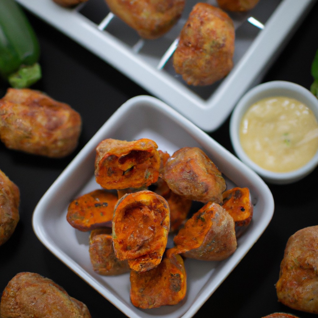 Abobrinha Com Queijo Na Airfryer