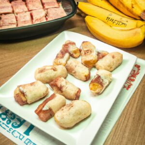 Banana Com Bacon E Queijo Na Airfryer: Receita Deliciosa