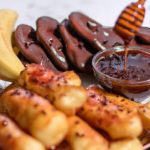 Banana Com Mel E Chocolate Na Airfryer: Receita Deliciosa