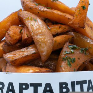 Batata Frita Na Airfryer Com Páprica E Chimichurri