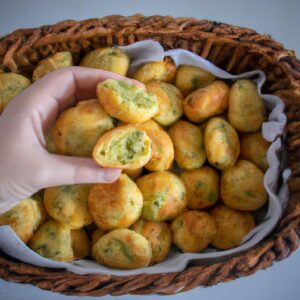 Bolinho De Alheira Na Airfryer: Receita Com Queijo E Espinafre