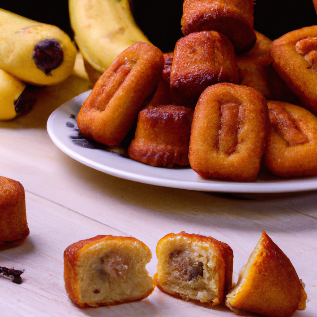 Bolinho De Banana Com Doce De Leite Na Airfryer