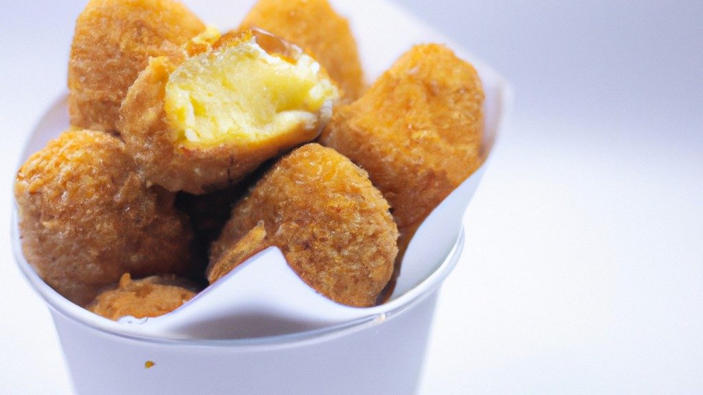 Bolinho De Batata Doce Com Tapioca E Queijo Na Airfryer