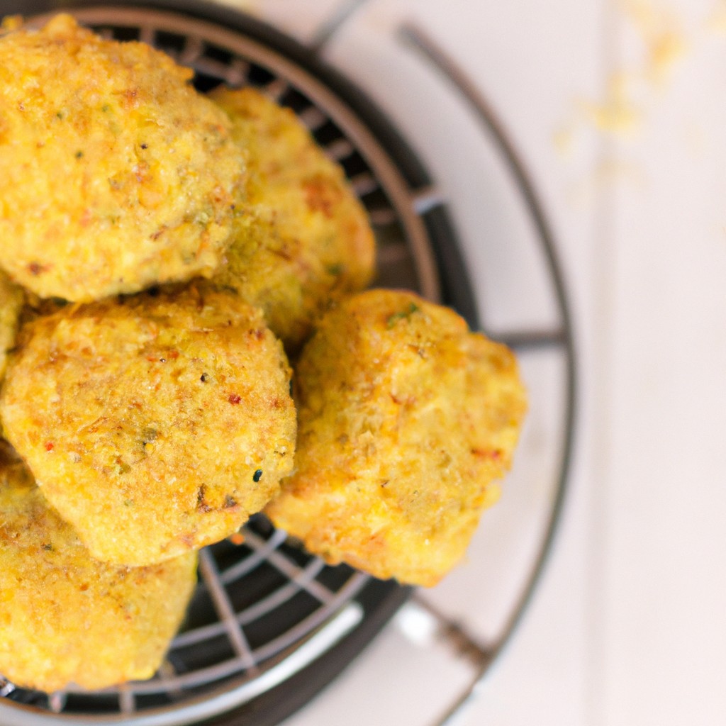 Bolinho De Frango Low Carb Na Airfryer | Receita Fácil E Rápida 1 Bolinho De Frango Low Carb Na Airfryer | Receita Fácil E Rápida