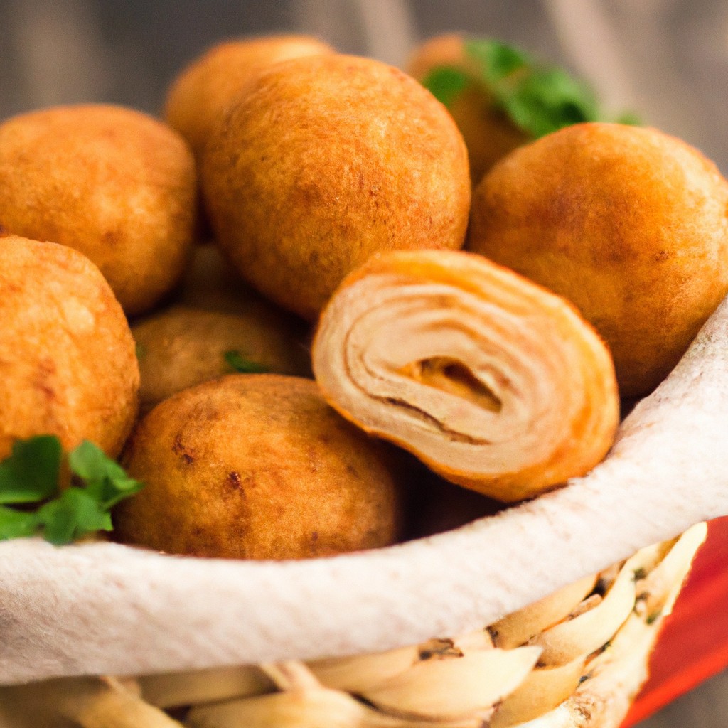 Bolinho De Mandioca Com Carne Seca Na Airfryer