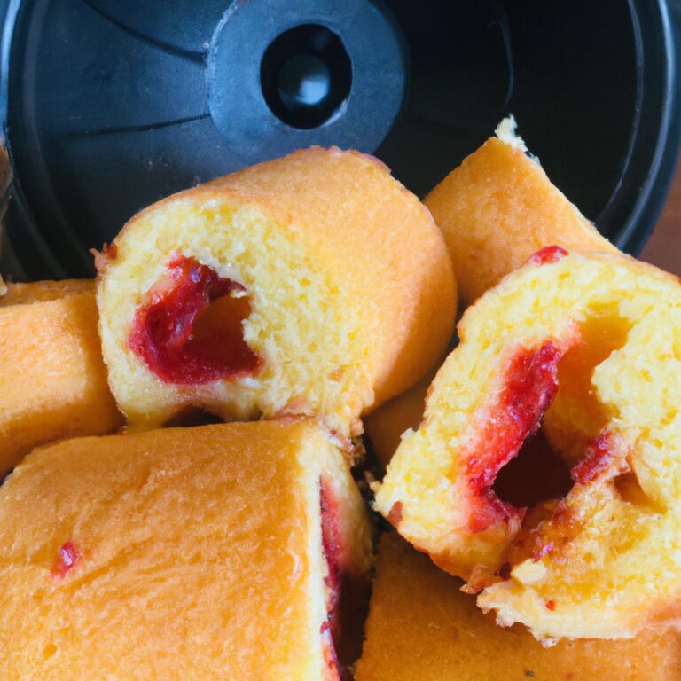 Bolo De Fubá Com Goiabada Na Airfryer: É Muito Fácil De Fazer