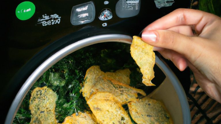 Chips De Espinafre Na Airfryer: É Muito Fácil E Rápido De Fazer