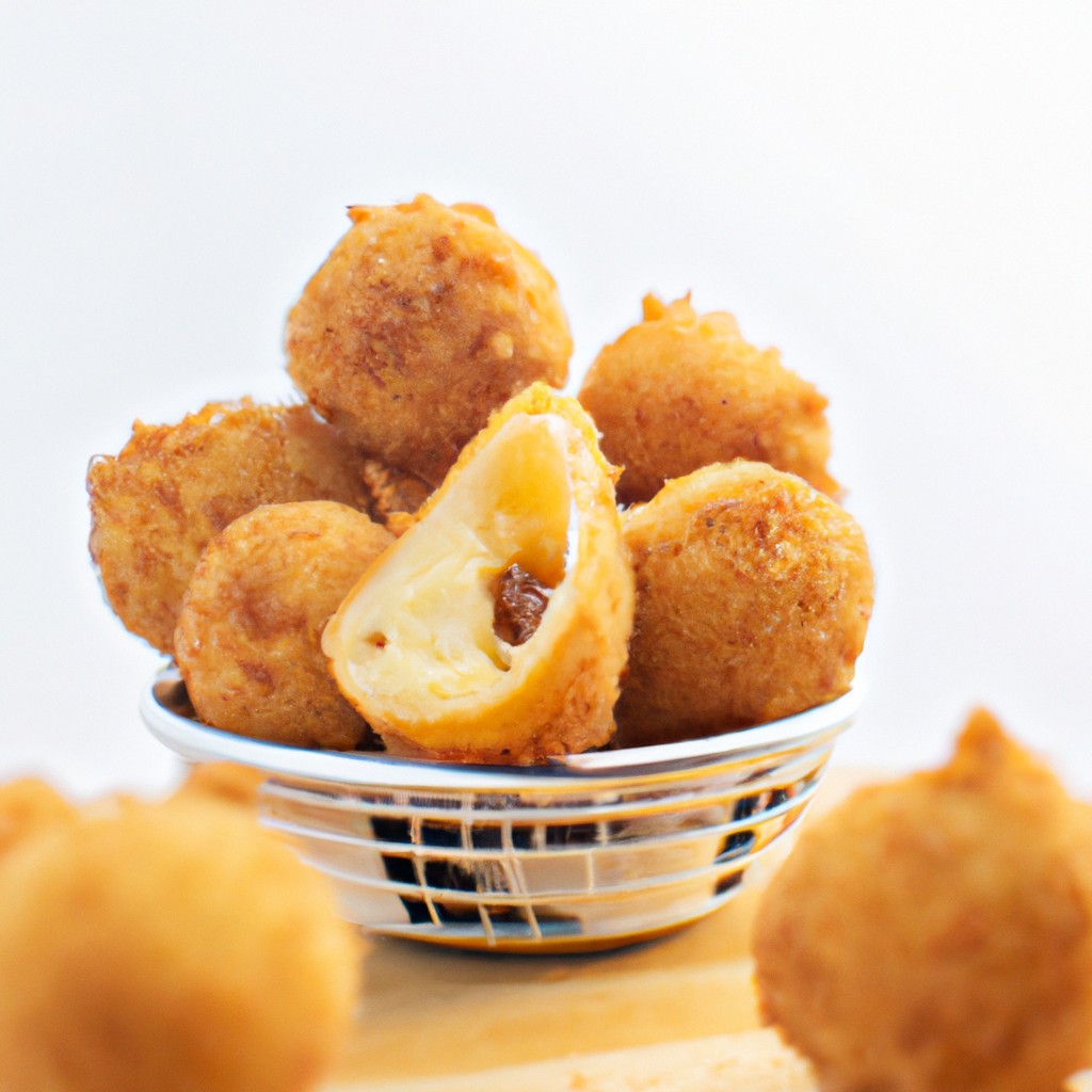 Coxinhas de asa crocantes cobertas com um rico creme de cebola, cozidas até a perfeição na Airfryer. O prato apresenta uma mistura tentadora de textura crocante e saborosa, com o creme de cebola adicionando um toque cremoso e saboroso.