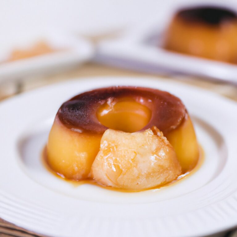 Delicioso Pudim De Coco Com Calda De Caramelo Na Airfryer