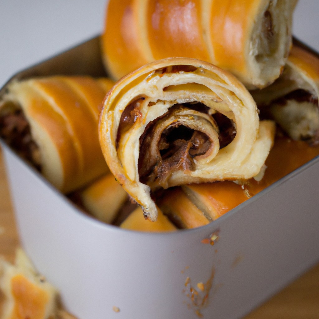 Enroladinho De Pão Com Nutella Na Airfryer: Receita Deliciosa 1 Imagem mostra um prato com enroladinhos de pão recheados com Nutella, preparados na airfryer. Eles estão dourados e crocantes, com um recheio cremoso e delicioso. O prato é perfeito para um lanche rápido, café da manhã ou sobremesa.