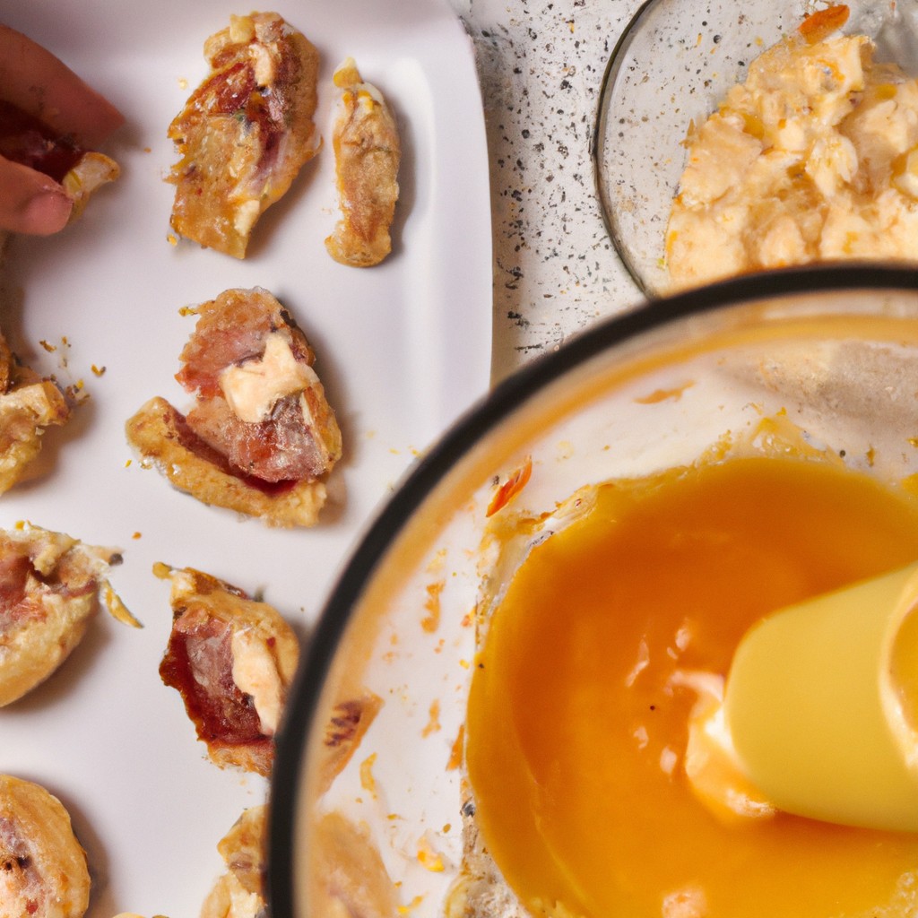 Filé de frango crocante e dourado cozido na Airfryer, coberto com uma camada espessa de maionese cremosa. O frango é suculento e saboroso, enquanto a maionese adiciona um toque cremoso e tangy.