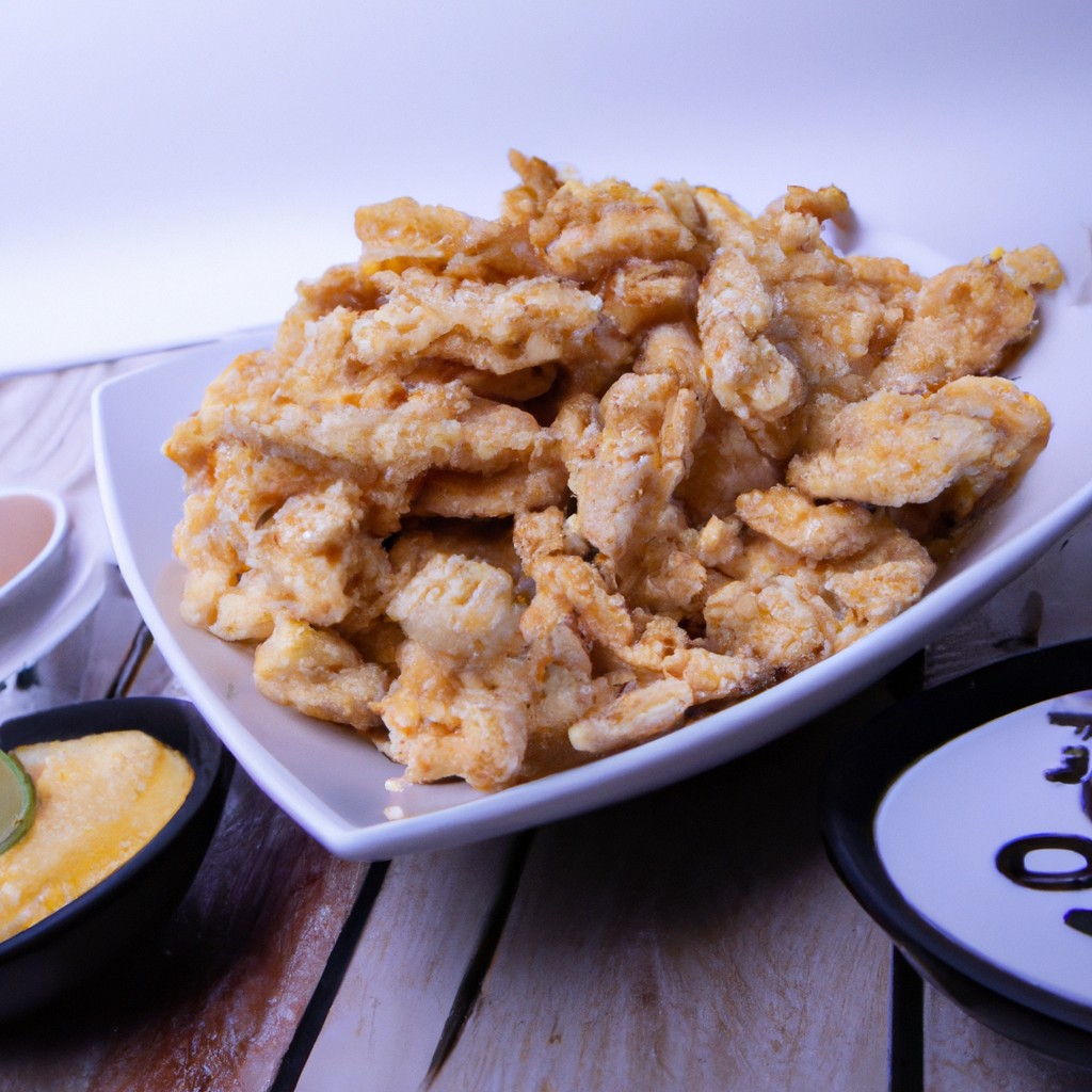 Frango empanado crocante e dourado na Airfryer, coberto com uma crosta crocante de corn flakes. O frango é suculento e macio por dentro, enquanto o empanamento é crocante e saboroso.