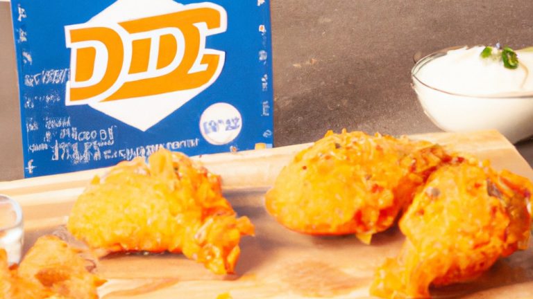 Imagem de frango empanado coberto com migalhas de Doritos, frito em uma airfryer. O frango está dourado e crocante, com um interior suculento e saboroso.