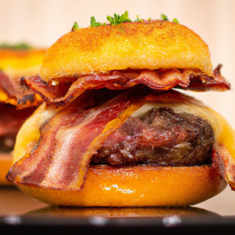 Hambúrguer Com Bacon Na Airfryer: Receita Fácil E Deliciosa