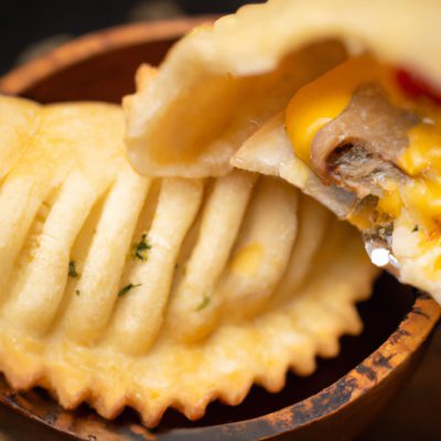 Imagem de tilápias inteiras empanadas em maionese e farinha de milho, dispostas em uma cesta de fritadeira Airfryer. As tilápias estão douradas e crocantes, com um interior branco e escamoso.