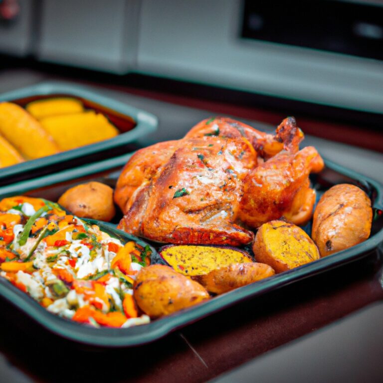 Jantar Na Airfryer: Frango Grelhado Com Legumes Assados