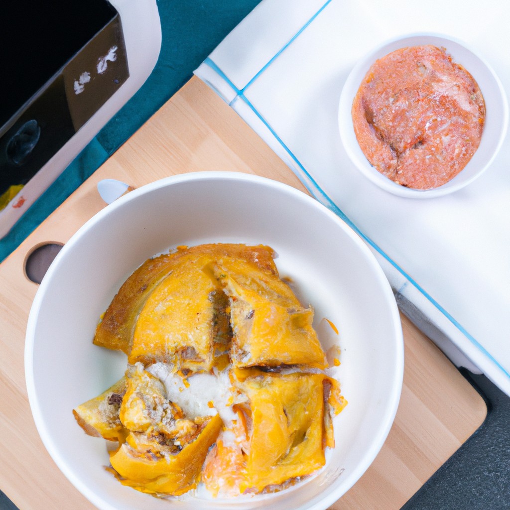 Imagem de uma deliciosa lasanha de frango preparada na Airfryer. A lasanha é composta por camadas de massa, frango desfiado, molho de tomate, queijo e espinafre. A lasanha está cozida e dourada, com o queijo derretido e borbulhante por cima.