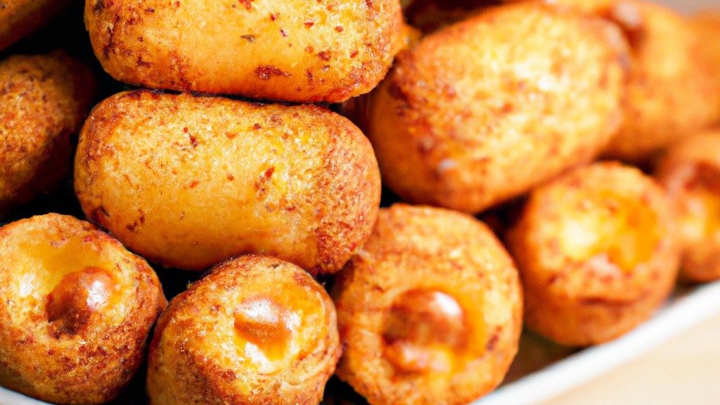 Linguiça Recheada Com Queijo Na Airfryer: Receita Fácil De Fazer 1 Linguiça recheada com queijo na Airfryer, com crosta dourada e interior suculento, cortada em pedaços e servida em um prato.
