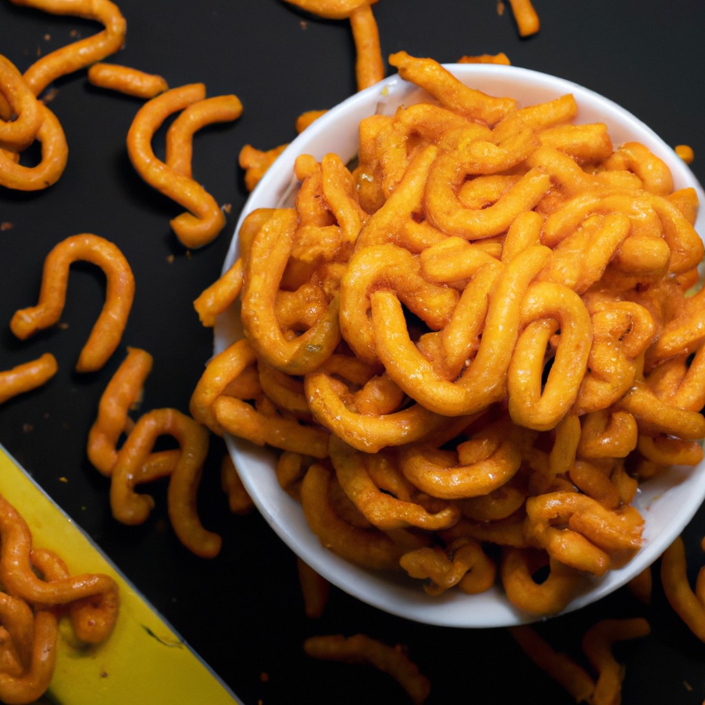 Imagem de um prato com ninhos de macarrão cozidos na Airfryer, cobertos com molho de tomate e queijo derretido.