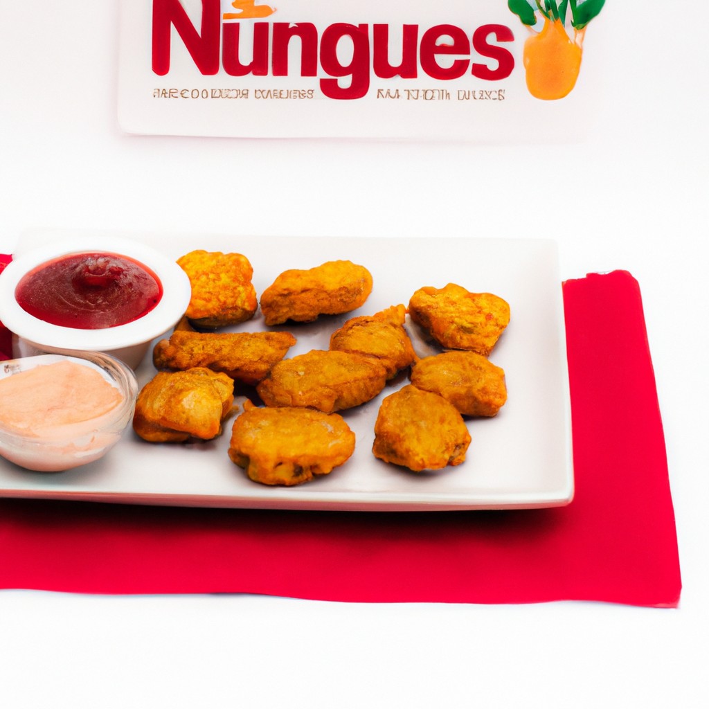 Nuggets Caseiro Na Airfryer: Receita Saudável E Deliciosa 1 Imagem de nuggets caseiros crocantes e dourados preparados na airfryer, servidos com molhos para mergulhar. Esses nuggets caseiros são uma alternativa saudável e deliciosa aos nuggets fritos tradicionais, perfeitos para um lanche ou refeição rápida.