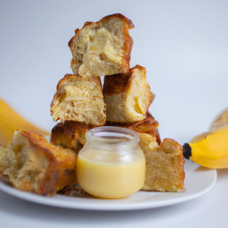 Pão Com Leite Condensado E Banana Na Airfryer Em 7 Minutos