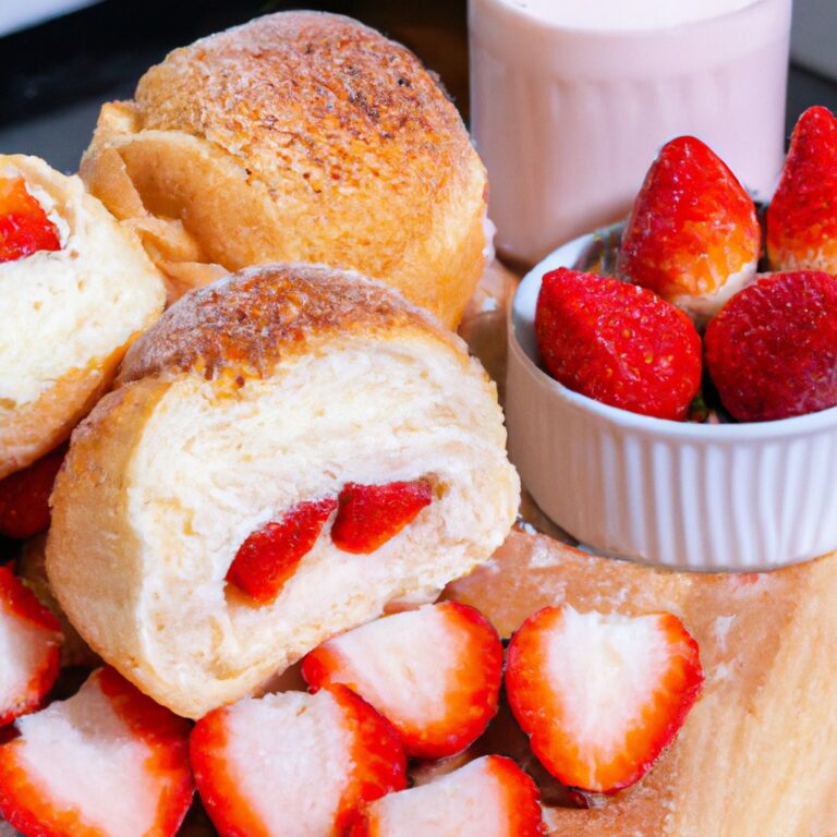 Pão Com Leite Condensado E Morango Na Airfryer: Fica Muito Bom