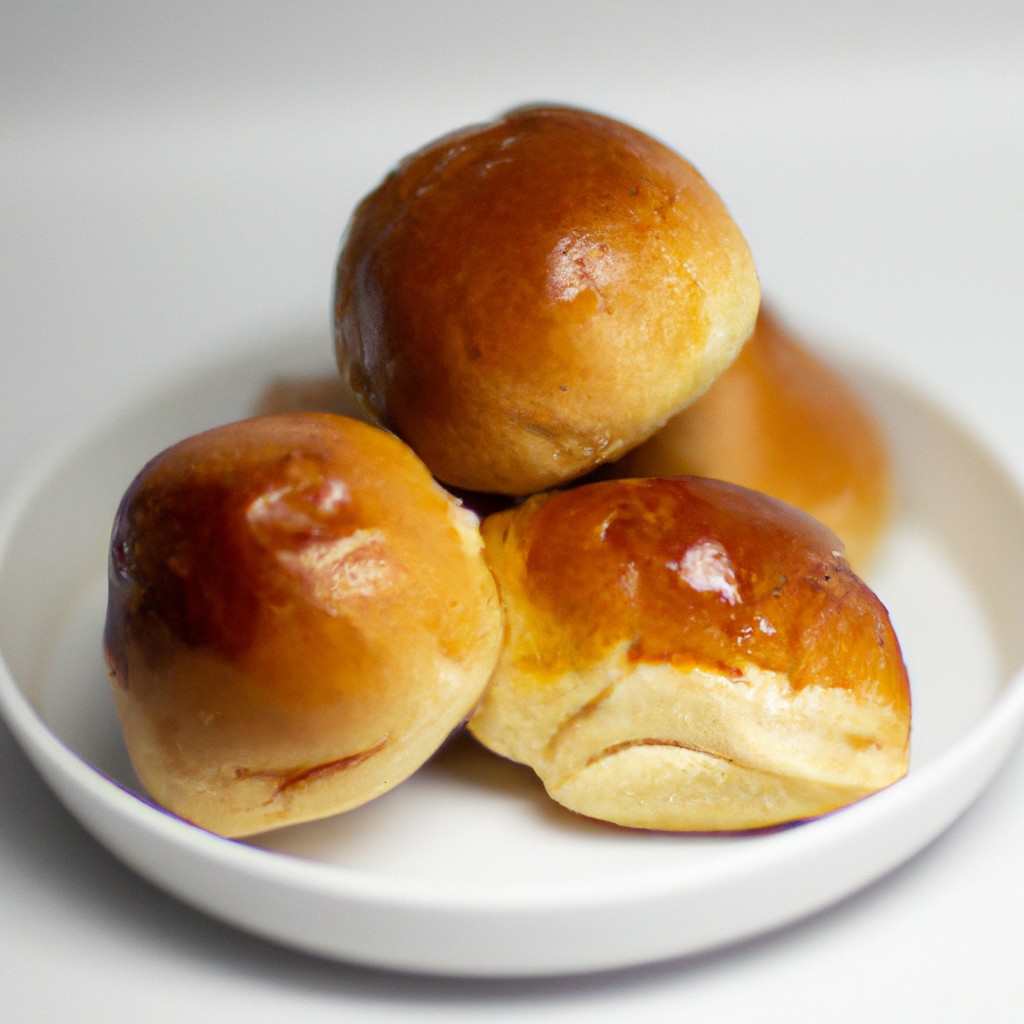Pãozinho Doce Na Airfryer: Pronto Em Menos De 15 Minutos 1 Imagem de pães doces dourados e fofos em uma cesta. Os pães são polvilhados com açúcar e têm uma aparência caseira e apetitosa.