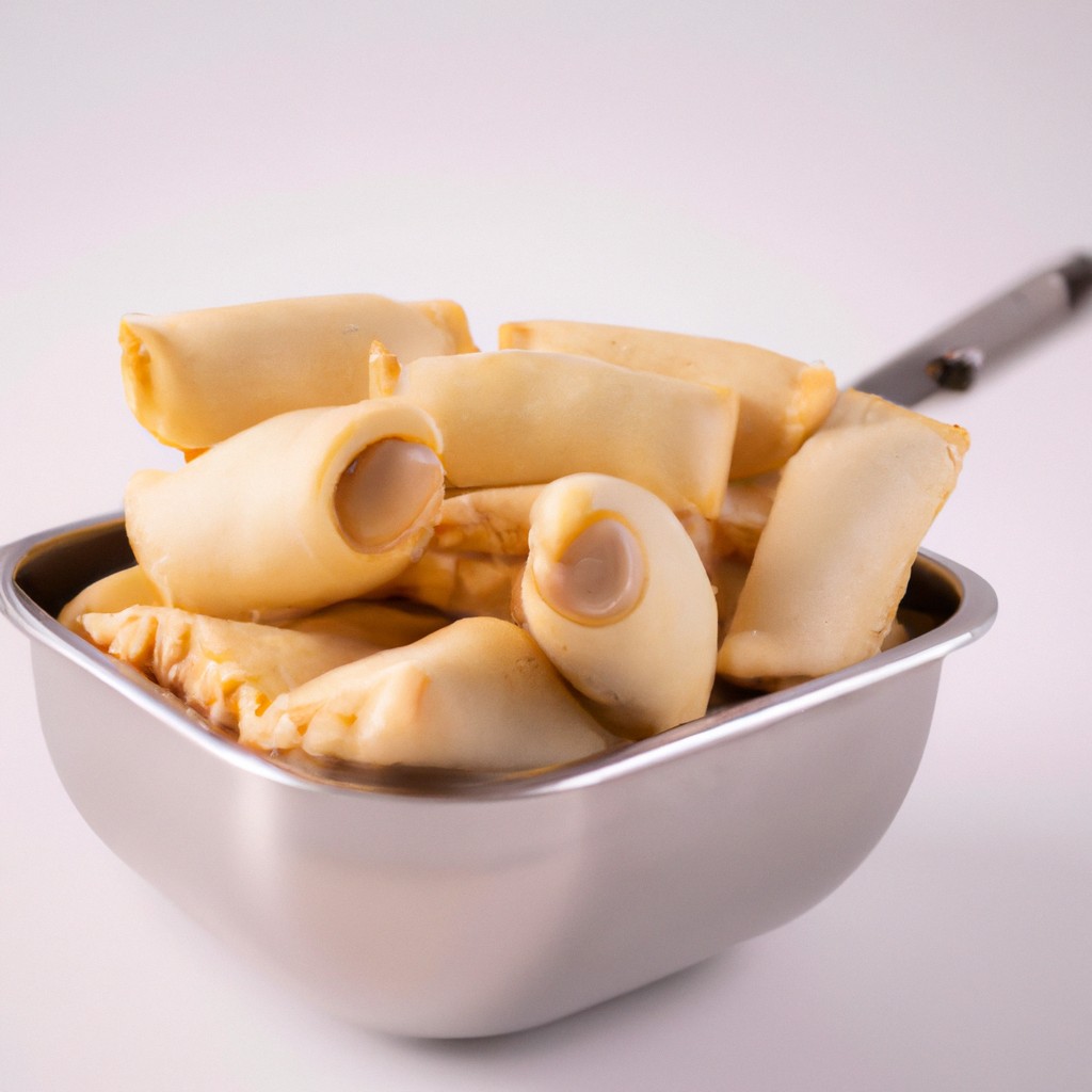 Imagem de pastéis de vento dourados e crocantes preparados na Airfryer, dispostos em um prato. A receita é fácil e rápida de fazer, resultando em pastéis deliciosos e perfeitos para lanches ou acompanhamentos.