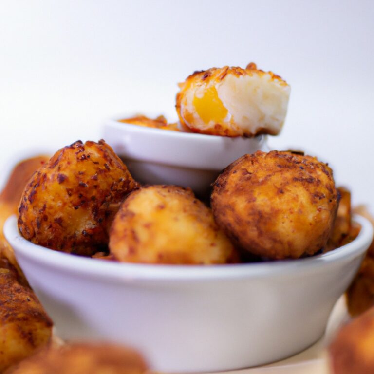 Petiscos Na Airfryer: Bolinhos De Batata Doce E Frango