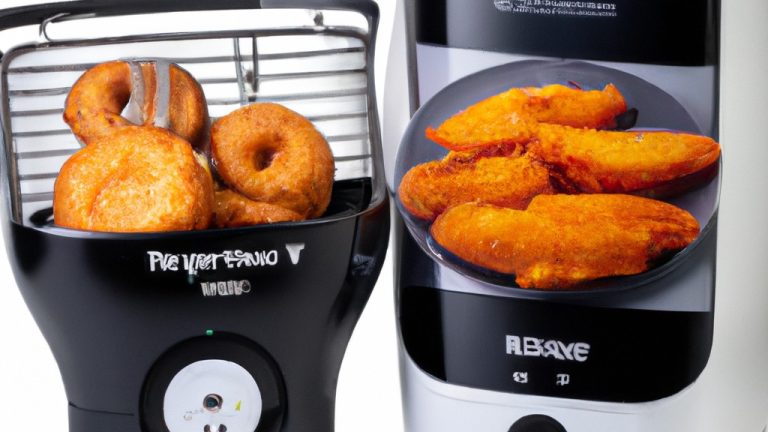 Imagem de uma fritadeira sem óleo com a marca 