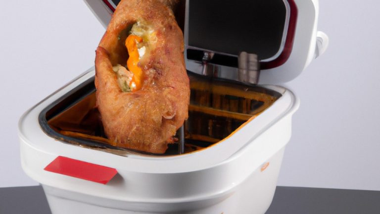 **Alt da imagem:**

Duas fritadeiras elétricas, uma Mondial e outra Philco, lado a lado. A Mondial é vermelha e a Philco é preta. Ambas têm cestas removíveis e mostradores digitais.