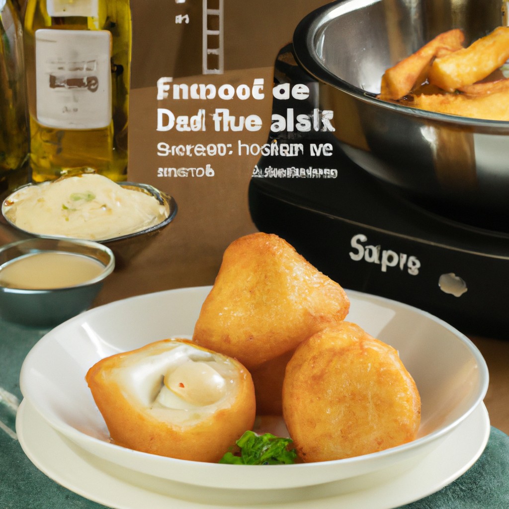 Queijo Camembert Na Airfryer: Receita Fácil E Rápida De Fazer 1 Imagem de um queijo Camembert assado na Airfryer, com o centro derretido e a crosta dourada e crocante.