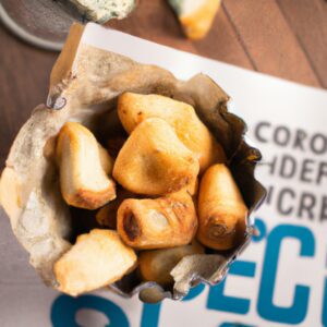 Queijo coalho frito na airfryer, crocante por fora e macio por dentro. O queijo é cortado em cubos e coberto com uma leve camada de farinha antes de ser frito. A airfryer cozinha o queijo perfeitamente, resultando em um aperitivo ou lanche delicioso e saudável.