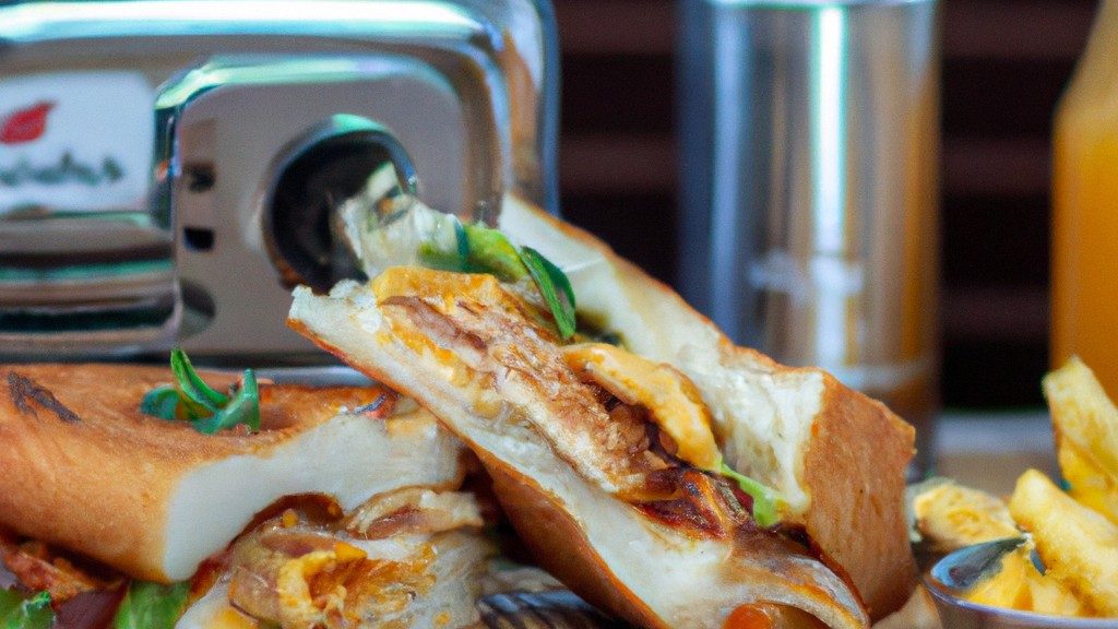 Sanduíche Com Frango Na Airfryer: Receita Fácil E Deliciosa 1 Sanduíche de frango crocante e saboroso preparado na Airfryer, com frango suculento, queijo derretido e pão macio. A Airfryer cozinha o sanduíche perfeitamente, tornando-o dourado e crocante por fora e perfeitamente aquecido por dentro.