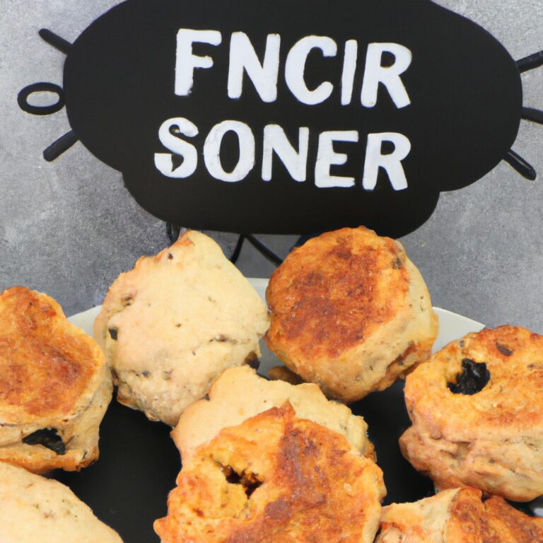 Scones Assustadores Do Halloween Na Airfryer