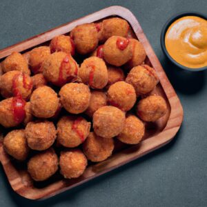Uma sobrecoxa de frango crocante e suculenta, coberta com uma mostarda picante e saborosa, cozida na Airfryer até atingir a perfeição dourada.