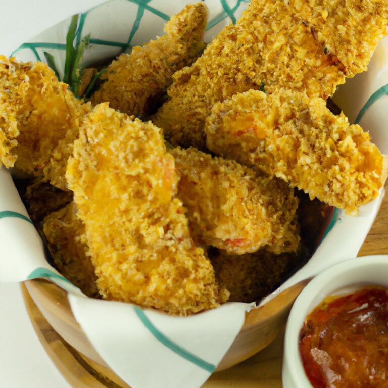 Tiras De Frango Empanado Na Airfryer: Receita Com Queijo