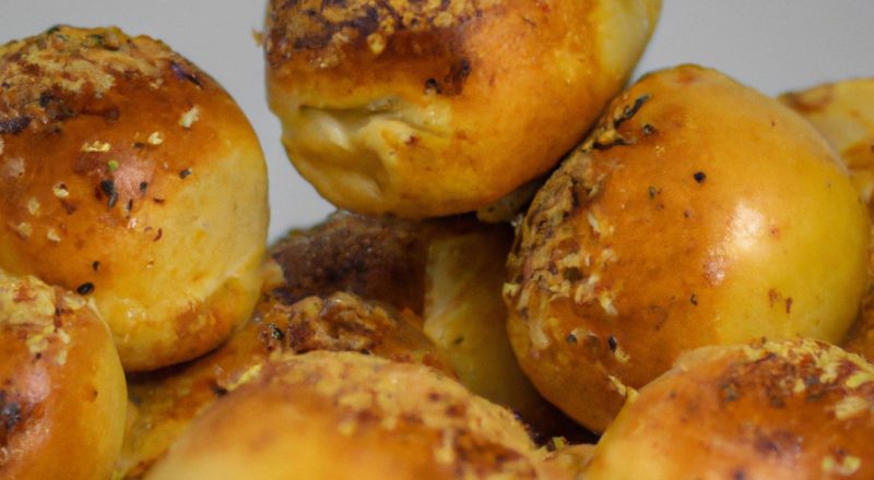 Imagem de torradas douradas e crocantes feitas em uma airfryer, cobertas com manteiga e xarope. A receita é fácil e deliciosa, perfeita para um café da manhã ou lanche rápido.