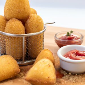 Imagem de uma Air Fryer Britânia Receitas, um aparelho de cozinha usado para fritar alimentos sem óleo. Possui um cesto removível para fácil limpeza, uma tela digital para fácil ajuste de temperatura e tempo, e um design moderno que se adapta a qualquer bancada de cozinha.