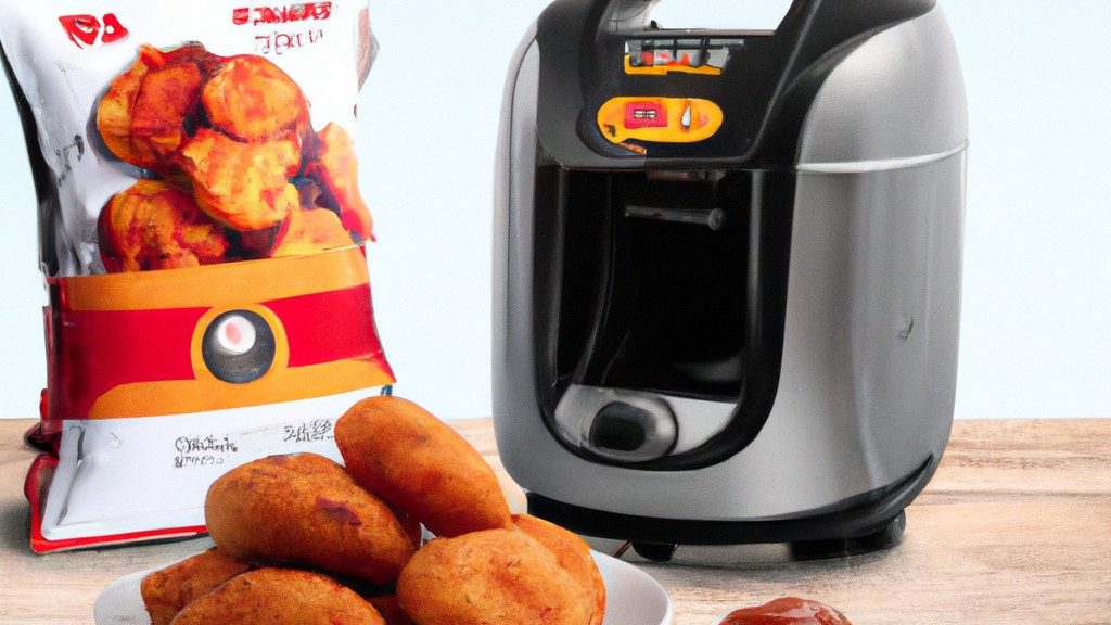 Imagem de uma Air Fryer Mondial Grand Family 5L Receitas, uma fritadeira de ar quente na cor preta com detalhes em cinza. Possui um cesto de 5 litros de capacidade, painel digital com 8 funções pré-programadas e receitas, além de timer e controle de temperatura. A fritadeira é ideal para preparar alimentos fritos com menor teor de gordura e sem fumaça.