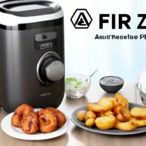 Imagem de uma Air Fryer Electrolux Grand Airfryer EAF30. É uma fritadeira sem óleo grande, com capacidade para até 4,5 litros. Possui tecnologia exclusiva Max Crisp, que garante alimentos crocantes por fora e macios por dentro. A Air Fryer Electrolux Grand Airfryer EAF30 também vem com um livro de receitas exclusivo, com mais de 50 receitas para você explorar.