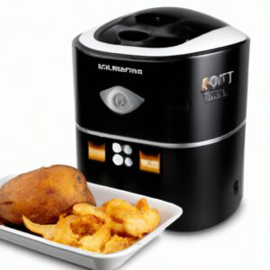 Air Fryer Philco Gourmet Black PFR15P: uma fritadeira elétrica de alta potência com capacidade de 1,5L, ideal para preparar alimentos crocantes e saborosos com pouco ou nenhum óleo. Seu design elegante e compacto com acabamento preto fosco complementa qualquer cozinha moderna.