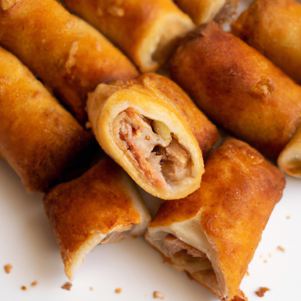 Imagem de três variedades de baurus recheados com queijo processado derretido e servidos em um prato. O bauru à esquerda tem uma fatia de presunto e é chamado de "Joelho". O bauru central tem uma fatia de salame e é chamado de "Americano". O bauru à direita é enrolado e é chamado de "Enroladinho". Todos os baurus foram preparados em uma airfryer.