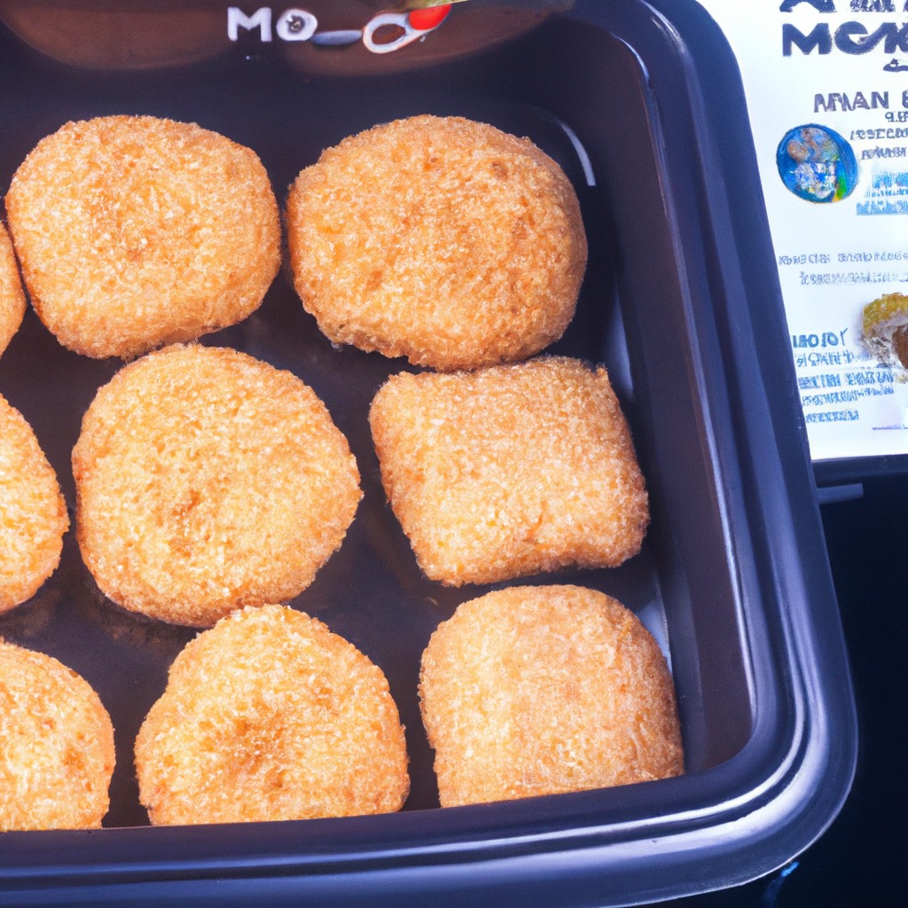 Bolinhos de peixe crocantes e dourados cozidos na Airfryer, servidos com molho tártaro cremoso.