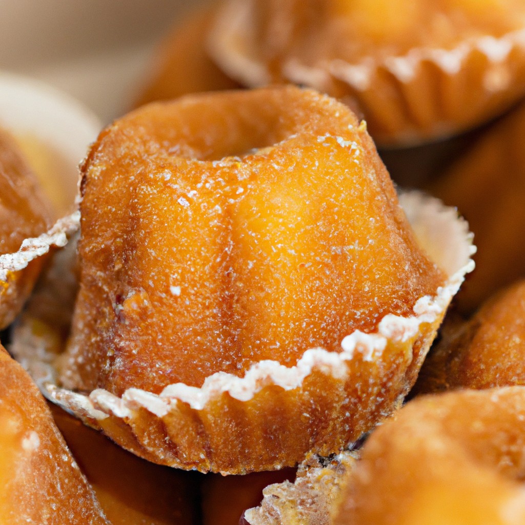 Bolo De Fubá Fofinho Na Airfryer 1 Imagem de um bolo de fubá fofo e dourado cozido em uma Airfryer. O bolo está coberto com uma crosta crocante e tem um interior macio e arejado. O bolo é cortado em fatias e servido em um prato com uma xícara de café.