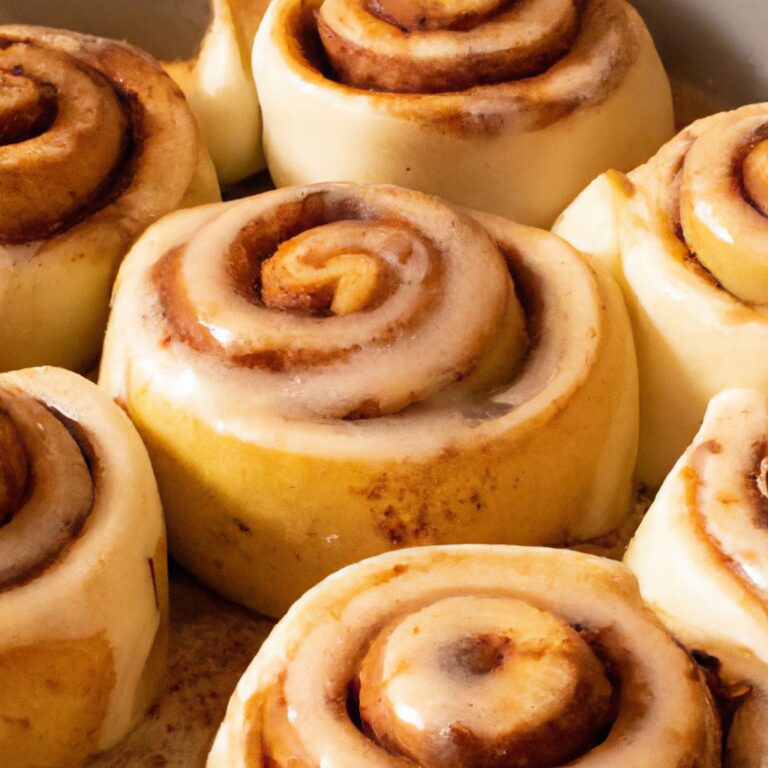 Cinnamon Rolls Na Airfryer (Caracois De Canela)