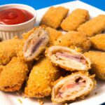 Cordon Bleu Na Airfryer (Frango Recheado Empanado)