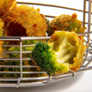 Imagem de couve refogada e couve crocante cozidas na Airfryer. A couve refogada é macia e saborosa, enquanto a couve crocante é crocante e dourada. Ambas as couves são saudáveis e deliciosas, e são uma ótima maneira de adicionar vegetais à sua dieta.