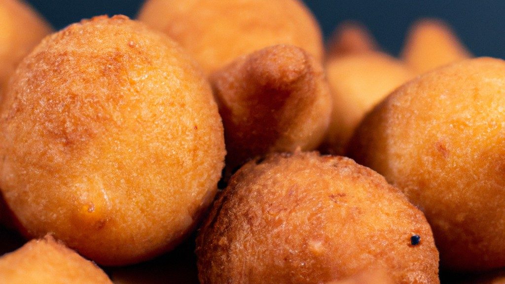 Imagem de coxinhas douradas e crocantes feitas com batata-doce, dispostas em um prato branco. As coxinhas são sem glúten e sem lactose, tornando-as uma opção saudável e saborosa.